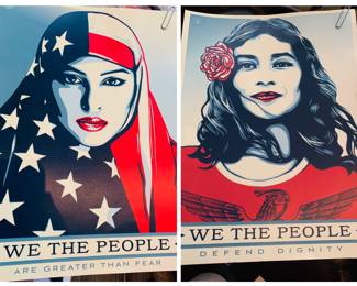 New York artist  prints by Shepard Fairey