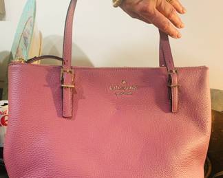 New with tags Plum Berry leather Kate Spade handbag