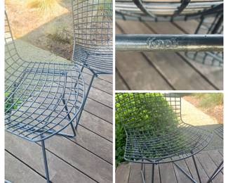 8 Henry Bertoria  outdoor chairs for Knoll