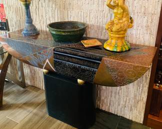 Artist made Modern style  side table