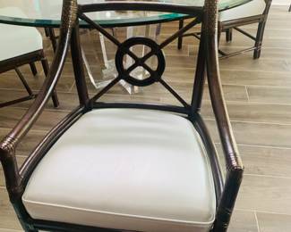 Chairs by McGuire furniture