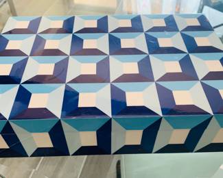 Modern style box by designer Jonathan Adler