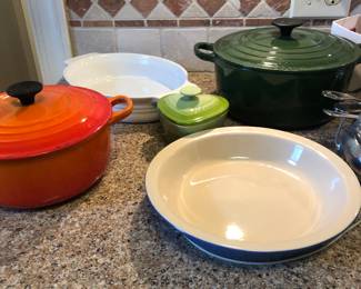 Le Creuset enameled cast iron cookware