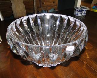 Crystal bowl, not Waterford.