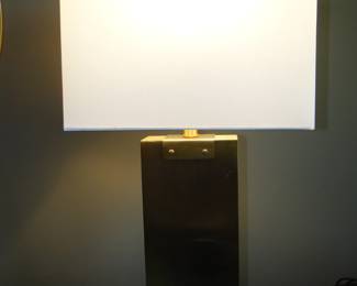 Modern brass lamp