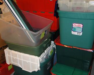 Lots of great storage bins