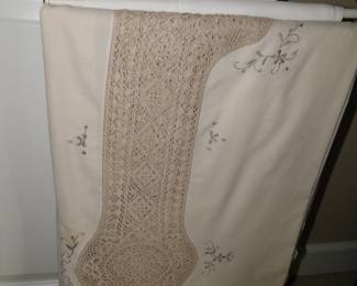 Tablecloth, with great hand work embroidery, one of kind original