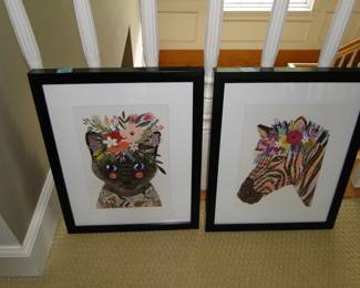 Cat to the left, Zebra to the right, here I am stuck in the middle with you