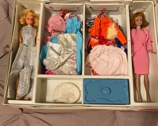 Vintage 1960s Barbies,  Ken, Midge, Clothing + Accessories