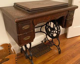Antique Treadle Sewing Machine