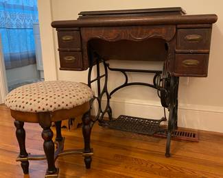 Antique Treadle Sewing Machine