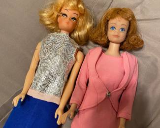 Vintage 1960s Barbies,  Ken, Midge, Clothing + Accessories