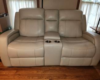 Power reclining loveseat by Barcalounger