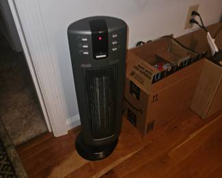 portable heater.  Upstairs