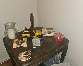 vintage table and items also available