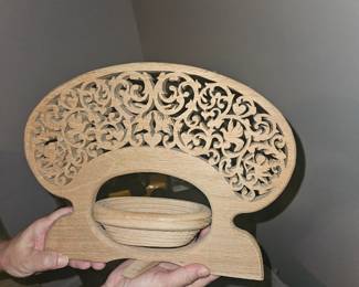 Hand crafted, makes a bowl. view 1 of 2