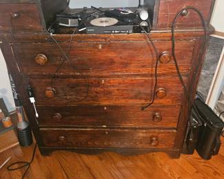 Nice, large Vintage chest, enter front door and turn left