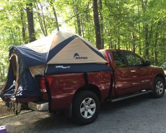Truck not for sale just the camping insert.  Garage