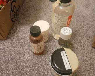 Partials of art supplies also