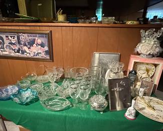Clear Glassware; Stemware; Anniversary Items