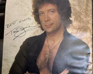 Autographed Tom Jones Picture Book 