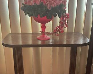 Side Table; Floral Arrangement