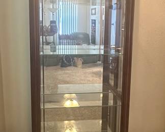 Lighted Display Curio Cabinet