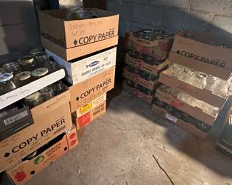 Canning Jars; Jars; Bottles- Box Lots