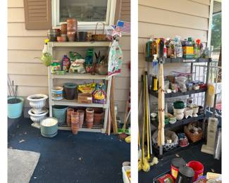 Planters; Pots; Clay pots; Small Garden Tools; Flags; Cleaners; Laundry Supplies; Mops; Yard Sticks; Dog Bed; Dog Toys; Flashlights; Batteries; Lighters