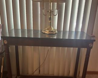 Side Table/ Sofa Table; Table Lamp