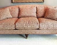 Lillian August Curved Upholstered Sofa