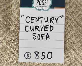 Century Curved Sofa