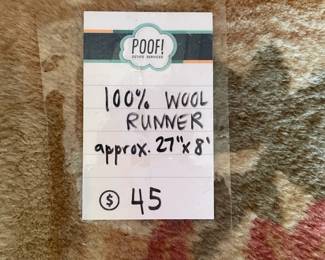 100% Wool Runner