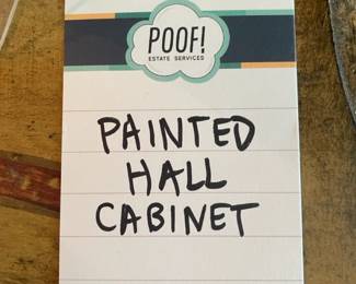 Painted Hall Cabinet