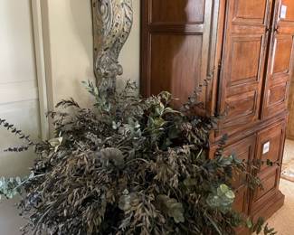 Faux Plants, Decorative Wall Shelf