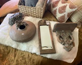 Woven Basket, Blankets