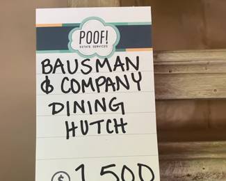 Bausman and Company Hutch