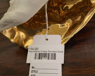 Porcellane D'arte Painted Shell