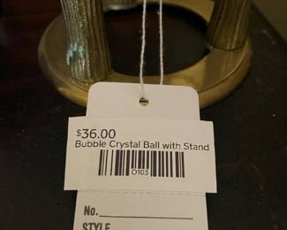 Bubble Crystal Ball with Stand