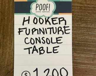 Hooker Furniture Console Table