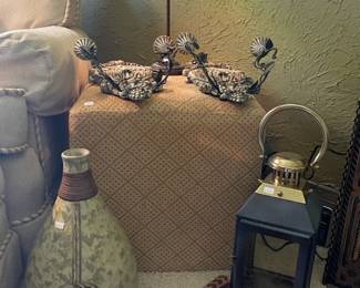 Oversized Lanterns, Wall Sconce Pair