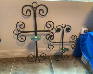 Nice wrought iron decor.