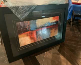 Very large….heavy abstract artwork.