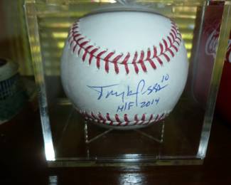 Signed Tony Larussa HOF Ball