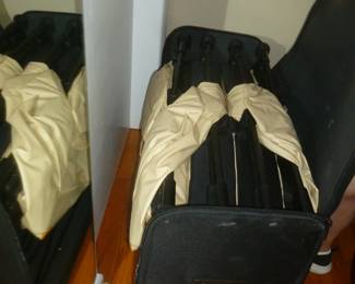 Inflatable Bed on Frame..built in air..Queensize..used once