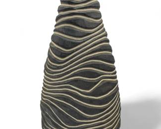 Vintage '95 Stamped Halvorsen Modern Pottery Vessel - 20"T