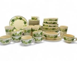 Vintage Franciscan Ivy Tumblers, Bowls, Plates, Cups & Saucers	