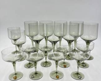 Mid Century Sven Palmqvist for Orrefors Rhapsody Stemware	