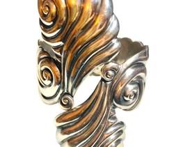 Sterling Silver Ornate Lg Showy bracelet 58 grams