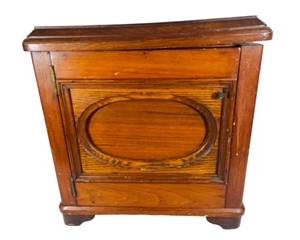 Antique Victorian 1800s Wooden potty